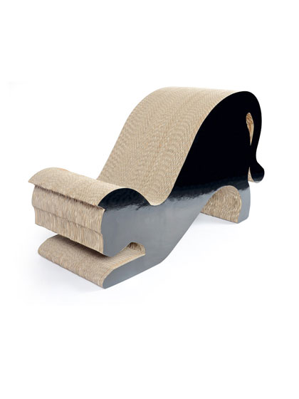 Black Cat Shaped Cat Scratcher