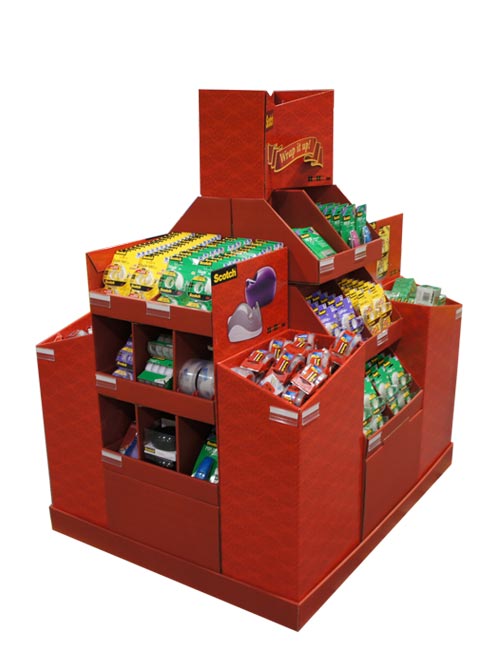 POS Corrugated Display Rack